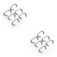 thumbnail image 2 of bedienty 6 Pcs Clip de Montage Latéral pour Plongée Pince de Bande en Nylon Professionnelle Robuste Clips de Fixation en Acier Inoxydable Support d'Outils de Plongée 2mm 2Ensemble, 2 of 6