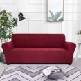 thumbnail image 3 of Labymos Stretch Sofa Slipcover Spandex Anti-Slip Soft Couch Sofa Cover 3 Seater Washable for Living, 3 of 8