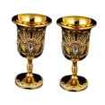 thumbnail image 2 of bedienty Mini Goblet Tiny Liqueur Metal Shot Party Anniversary 2 silver Decorating for gold, 2 of 2