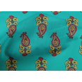thumbnail image 4 of oneOone Cotton Poplin Fabric Leaves & Paisley Block Decor Fabric Printed BTY 56 Inch Wide, 4 of 4