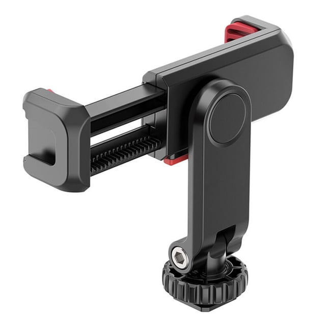 CUITING Universal Camera Phone Tripod Holder with Cold Shoe Smartphone Clip Adapter