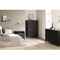 thumbnail image 3 of South Shore Gravity 5-Drawer Chest for Adult, in Rubbed Black, 3 of 13