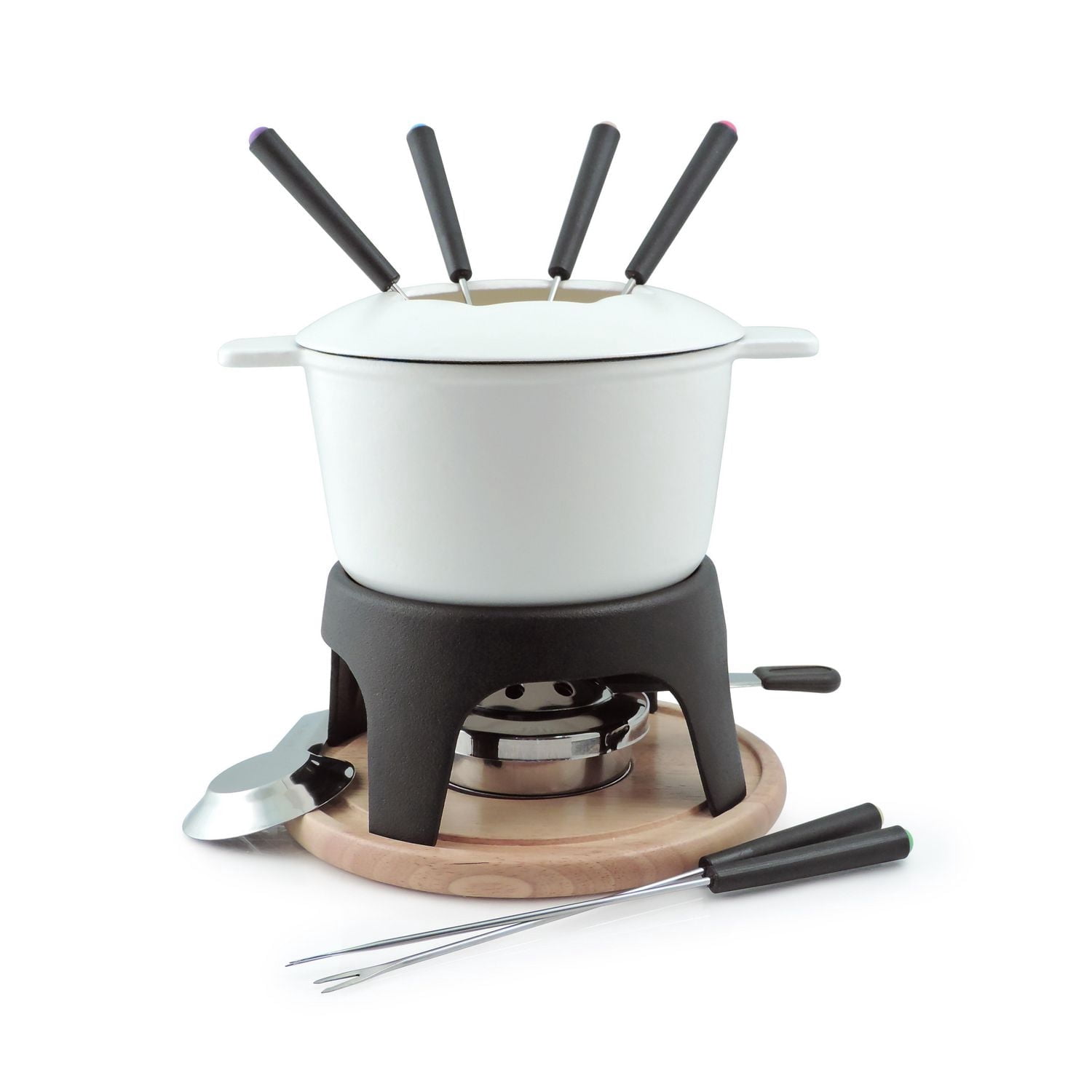 Swissmar Matte White Sierra Fondue Set