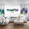 thumbnail image 3 of Design Art Paris Skyline Canvas Print, 3 of 3