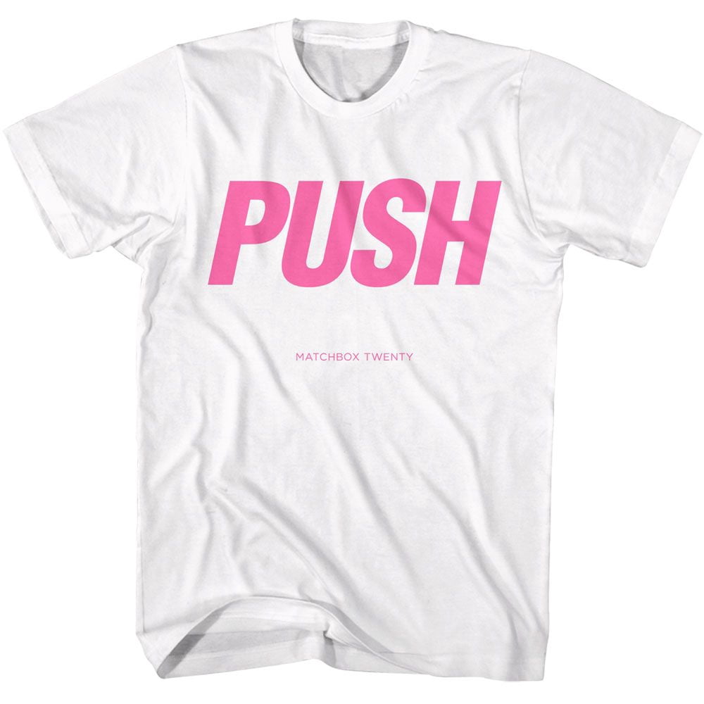 Matchbox Twenty Push White Adult T-Shirt 6Xl