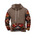 thumbnail image 2 of Styesk Sweatshirts pour Hommes Imprimé Dégradé Manches Longues avec Poche, 2 of 3