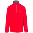 thumbnail image 1 of Trespass Mens 1/2 Zip Microfleece Blackford Red in Size - XL, 1 of 11