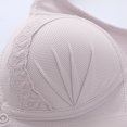 thumbnail image 2 of Kcodviy Women Lace Front Button Sports Bra with Padding Shaping Cup Adjustable Shoulder Sports Bra Padded Strap Large Size Underwire Women Bra Set and Plus Size Bra, 2 of 6