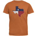 thumbnail image 1 of T-shirt Homme Silhouette Usée Drapeau de l'État du Texas, 1 of 1