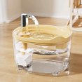 thumbnail image 4 of RKSTN Water Dispense Cat Water Dispenser Automatic Circulation Flow Water Dispenser Yellow, 4 of 5