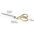 thumbnail image 3 of Ribbon Cutting Scissors Giant Scissors Large Scissors for Ribbon Cutting Ceremony Gold Scissors for Ribbon Cutting Professional Scissors for Fabric Heavy Duty Scissors for Cutting Plastic Cardboard, 3 of 7