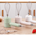 thumbnail image 2 of Electric Hand Mixer, Wireless Electric Hand Mixer, Portable Kitchen Blender Egg Whisk, with2 Beaters for Cake, Baking & Cooking, 2 of 2