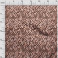 thumbnail image 3 of oneOone Cotton Silk Light Brown Fabric Abstract Sewing Craft Projects Fabric Prints By Yard 42 Inch Wide, 3 of 4