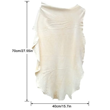 Serviette de Séchage pour Chamois de Voiture Chiffon de Nettoyage pour Voiture Serviette de Séchage pour Chamois de Voiture Chiffon de Chamois Naturel pour Voiture Chiffon de Nettoyage Super Absorbant pour Voiture Moto Cuisine Salle de Bain