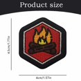 thumbnail image 3 of Clearance! Finally Home Patch Never Stop Exploring | Outdoor Backpack Patch Hiking Patch Nature Badge Badge, 3 of 5
