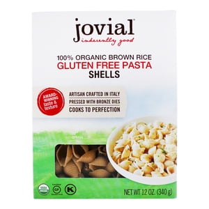 Jovial Foods - Coquilles de pâtes de riz brun sans gluten - 12 oz.