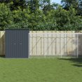 thumbnail image 1 of vidaXL Chicken Cage with Run Anthracite 165x863x181 cm Galvanised Steel, 1 of 5