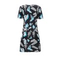 thumbnail image 4 of GZWYHT Robes d'Été, Robes pour Femmes 2025 Robe d'Été à Manches Courtes avec Poche Robe Décontractée Douce Midi, Robes Décontractées, Robe, Robes de Vacances L, 4 of 4