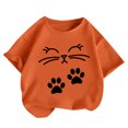 thumbnail image 1 of Tauxra T-Shirts Graphiques à Manches Courtes pour Garçons 2-14 Ans Mélange de Coton Doux T-Shirts à Imprimé Chat Hauts Décontractés à Col Rond pour Usage Quotidien Terrain de Jeu École Vacances d'Été, 1 of 9