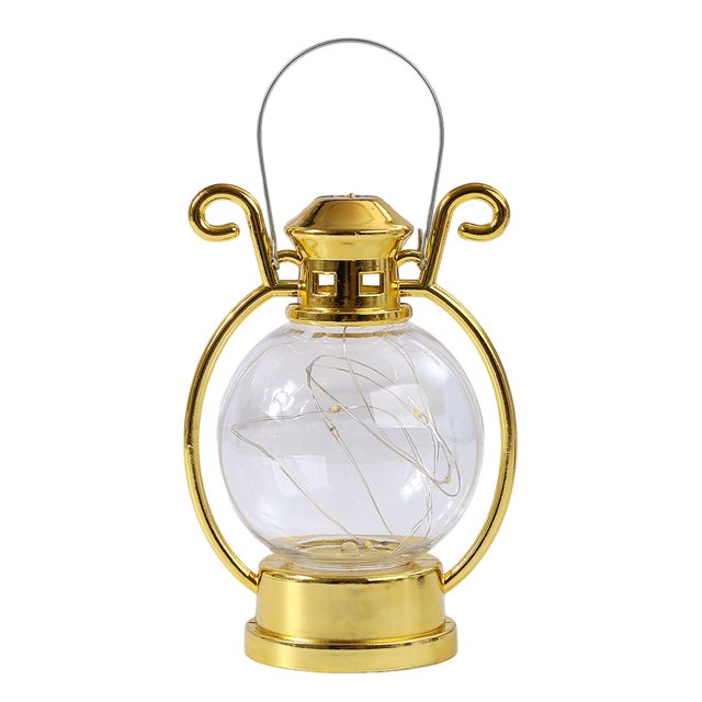 LCXmlly Battery Operated Lantern LED Lantern Vintage Operated Portable Handle Home Decor Flameless Electronic Lamp Night Light Christmas Party
