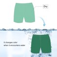 thumbnail image 2 of KAWELL Children's Color Changing Shorts, Boys'Fun Sports Quick-Drying Temperature-Sensitive Color-Changing Swimming Trunks, 2 of 3