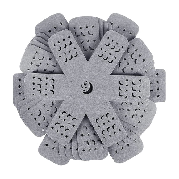Hxlamzoo Protecteurs Épaissis Empilables pour Casseroles et Poêles - Ensemble de 12 Pcs avec 4 Designs Antidérapants pour Résistance à la Chaleur et Protection contre les Égratignures