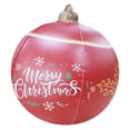 thumbnail image 2 of PEONAVET 24 Inch Giant Inflatable Christmas Ball Large Outdoor Blow Up Inflatables for Yards Lawns Porches Gardens Front Door Decorations(Red), 2 of 5