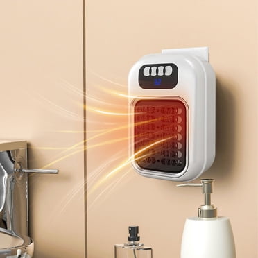 TopLLC Mini Chauffage Petit Chauffage Domestique Chauffage Électrique Ventilateur Chaud Portable Mural Silencieux Bureau Mini Chauffage