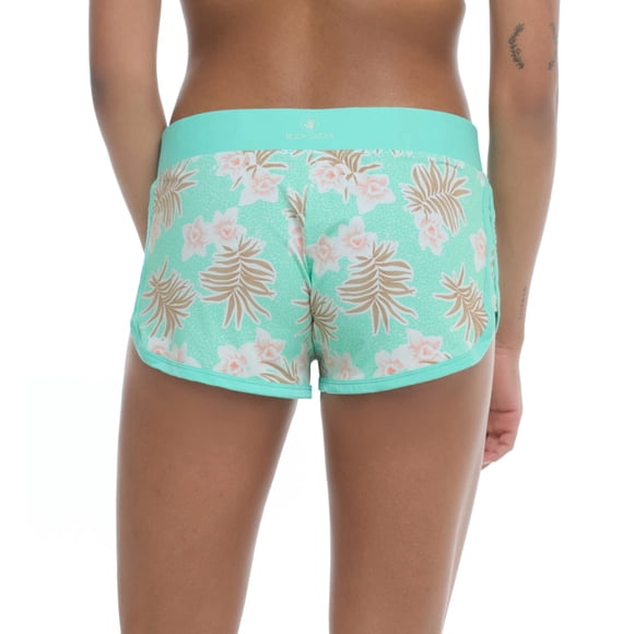 Body Glove Short de Bain Hybride à Enfiler pour Femme Standard Pulse à Taille Élastique avec UPF 50, Wahine Floral, Très Petit