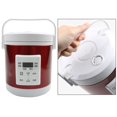 thumbnail image 3 of GUOOL 1.6L Electric Rice Cooker for Car Truck Porridge Soup Pot Cooking Machine Rose Rose Red, 3 of 9