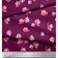 thumbnail image 3 of Soimoi Cotton Poplin Fabric Magnolia Floral Fabric Prints by Yard 56 Inch Wide, 3 of 3