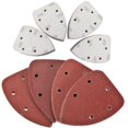 thumbnail image 4 of MYG 10PCS 140*90mm 5 Holes Sandpaper Triangle Sand Discs Pads Power Polishing Tool, 4 of 6