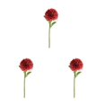 thumbnail image 1 of Baohd 1/2/3/5 10pack/lot Realistic Appearance Artificial Flower For Party Decor And Home Decor Deep Coffee 3PCS, 1 of 6