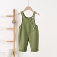 thumbnail image 2 of Kids Summer Pants,Summer Long Pants for Girls,Children's Spring And Summer Solid Color Denim Overalls, 2 of 5