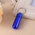 thumbnail image 2 of Travel Medicine Box WaterProof Mini Keychain Tablet Storage Box Case Medicine Perfume Container, 2 of 3
