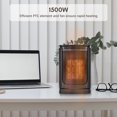 thumbnail image 3 of Space Heater Electric Fan Heater with Thermostat Time Temperature Preset, 3 of 8