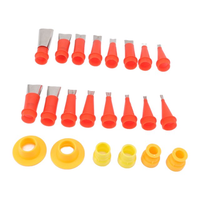 Caulking Finisher Tool Set, Rustproof Stainless Steel Lightweight Sealant Caulking Nozzle Applicator Durable For Wall Base