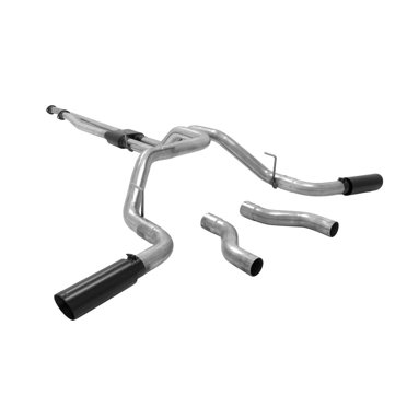 Kit de Système d'Échappement Toyota Tundra Flowmaster 2009-2021 817692; Acier Inoxydable; avec Silencieux; Diamètre de Tuyau de 3 Pouces; Double Échappement avec Double Sortie