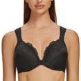thumbnail image 1 of CHUANK Underwire Front Closure Bras for Women Black 34B, 1 of 6