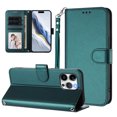 thumbnail image 3 of GANGXUN Wallet Case for iPhone 13 Pro Max – Magnetic Closure, RFID Blocking, Wrist Strap, Wireless Charging Compatible, 3 of 6