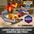 thumbnail image 3 of Monster Jam Smash & Bash SmashBot Playset with Launcher and Monster Truck, 1:64 Scale, 3 of 4