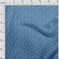thumbnail image 3 of oneOone Rayon Medium Blue Fabric Kids Foot Sewing Craft Projects Fabric Prints By Yard 56 Inch Wide, 3 of 5