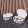 thumbnail image 2 of Sentmoon Pill Case Vitamin Organizer Travel Pill Organizer MoistureProof Mini Weekly Organizer Box 6 Grids Portable for Travel with Removable Individual Containers, 2 of 8