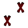 thumbnail image 1 of Maytalsory Bas Longs Épais et Confortables en Polyester Faciles à Assortir Rouge et Noir 2Set, 1 of 6