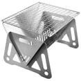 thumbnail image 2 of Stainless Steel Outdoor Portable Barbecue Oven Card Carbon Oven, 2 of 3