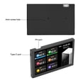 thumbnail image 3 of HD IPS Mini Screen, 5.0 Inch 800x480 Resolution IPS Full View USB PC Data Monitor with Type C PH Port, Easy Connection, Customizable Settings, Multi Features, Sturdy Construction, 3 of 7