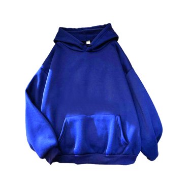 Bellella Chandails à Capuche pour Femmes, Manches Longues, Chandail en Molleton Uni, Chandails à Capuche Décontractés en Molleton, Chandail à Enfiler pour Femmes, Violet Foncé, 2TG