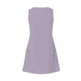 thumbnail image 4 of Timegard Robes pour Femmes Col en V Été Décontracté Robes T-Shirt Sortie de Plage Robe Débardeur avec Poches, 4 of 5