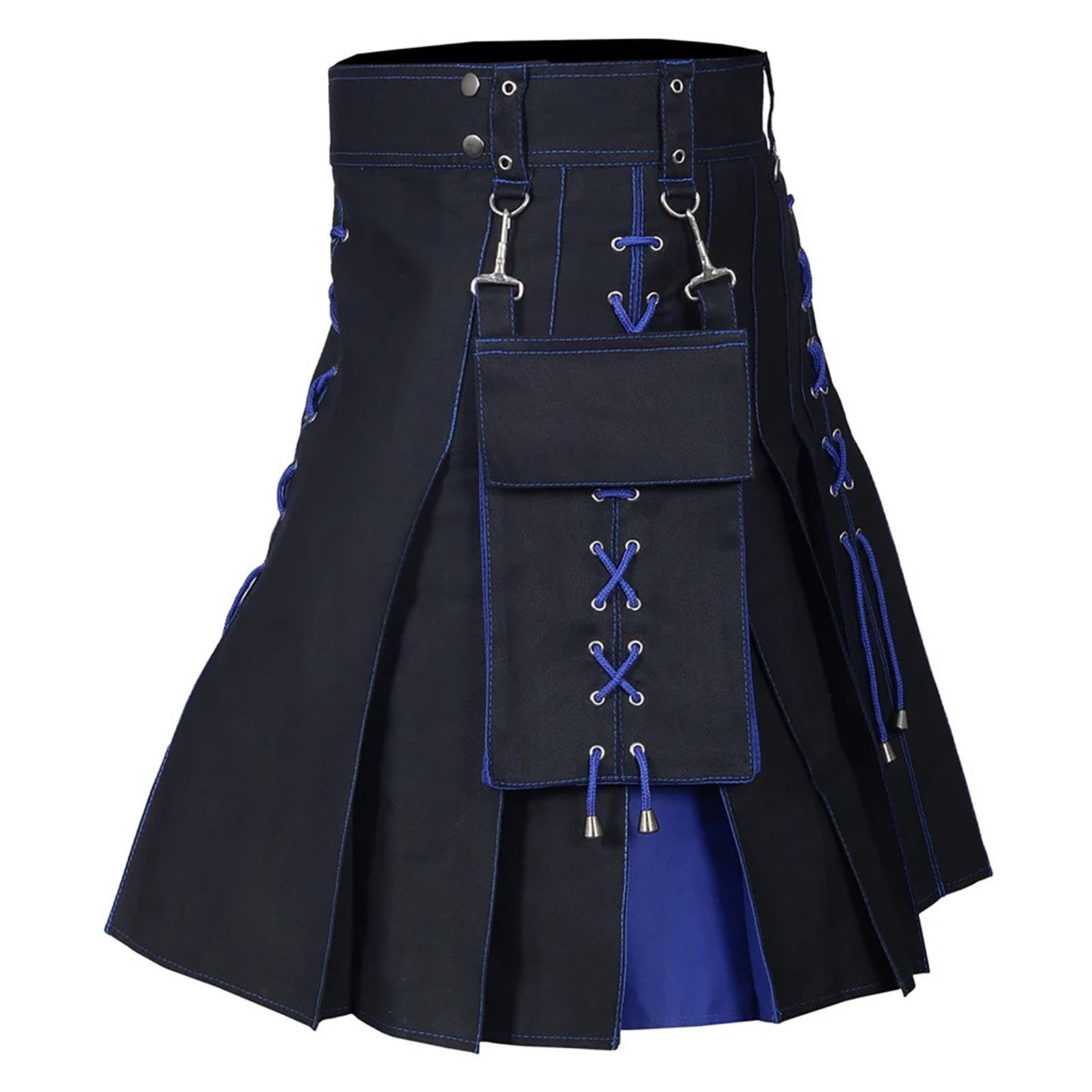 Kcodviy Design Sense Trend Scottish Men's Workout & Training Pants Holiday Dress Color Medieval 13 House Pleated Skirt