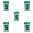thumbnail image 1 of Transemion Waterproof Underwater Case Cover Bag Dry Pouch for Mobile Phone green 5Set, 1 of 6